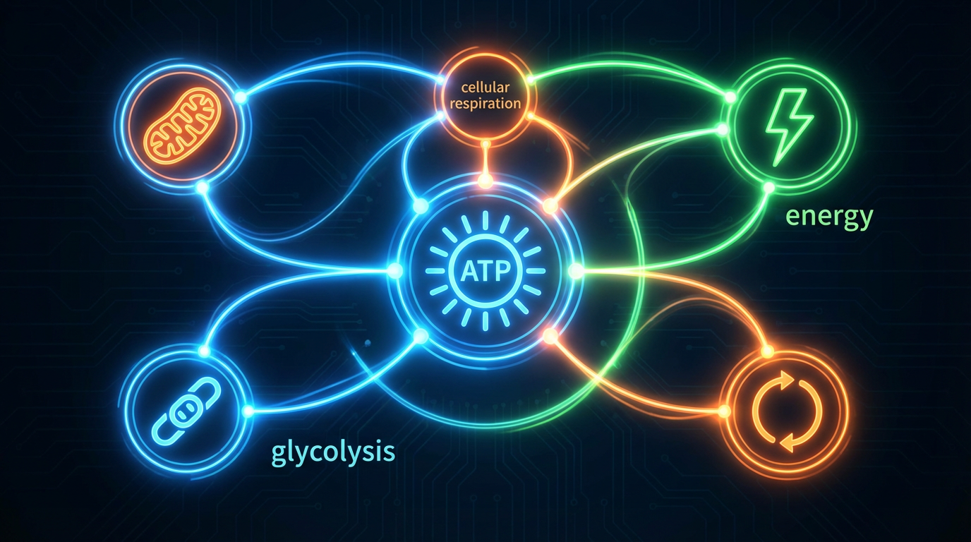 Resumo visual dos conceitos de ATP para ENEM