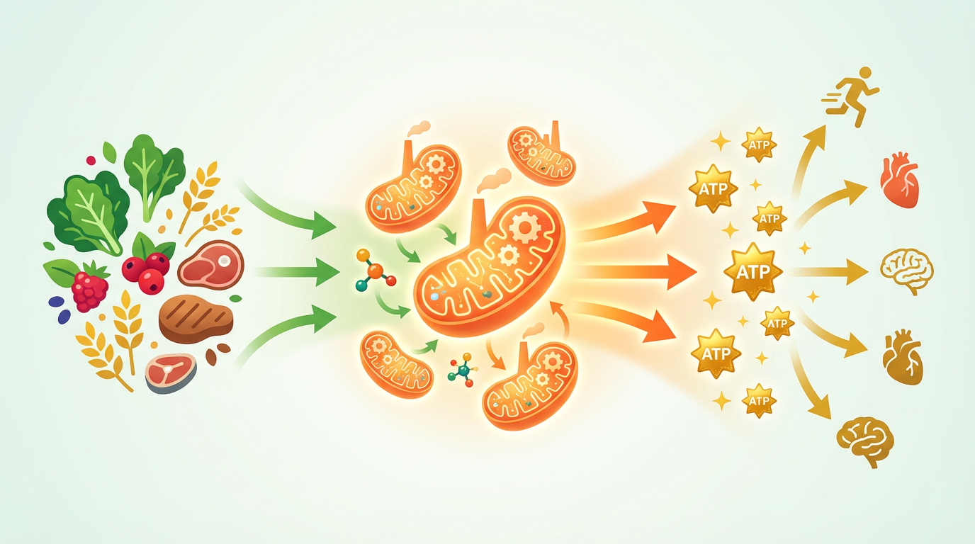 Alimentos transformados em ATP